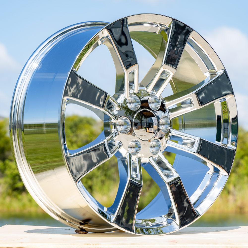 5409 Chrome 20 inch CK375 6x139.7 Wheel Fits Cadillac Chevy GMC ...