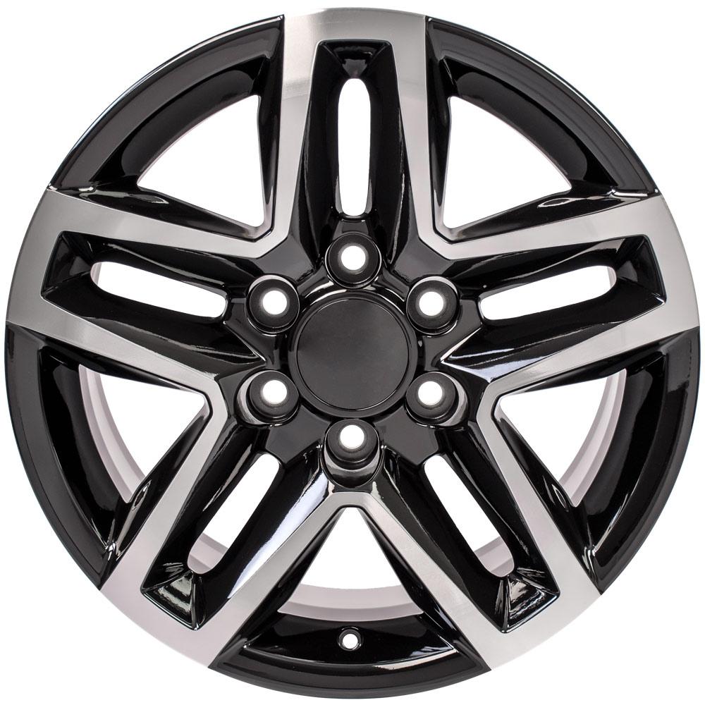 Replica Chevy truck wheels - Fits 18x8.5 Machined Chevy Trail Boss Rims