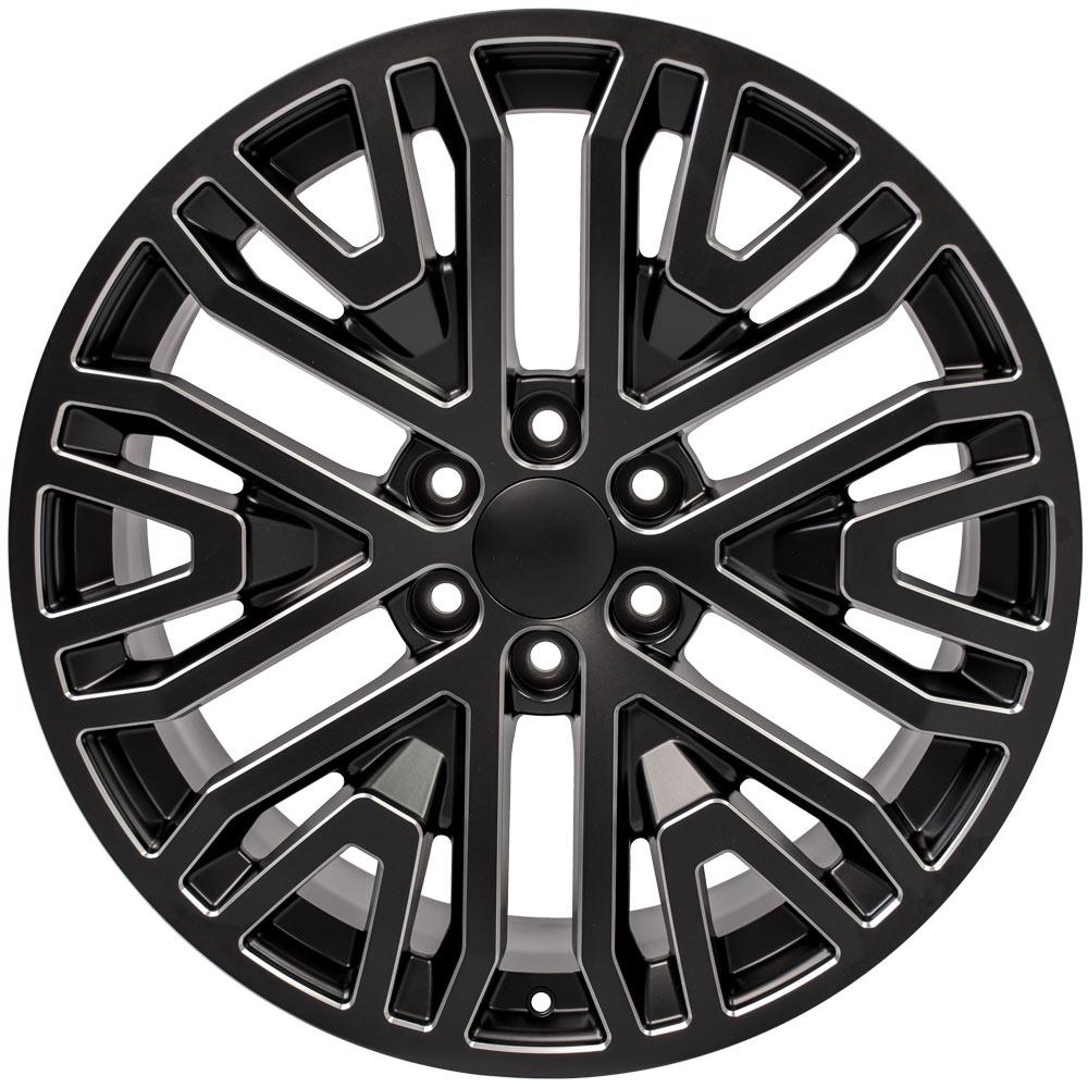 Replica wheels for Chevy trucks - Fits 22x9 2019 Chevy Silverado