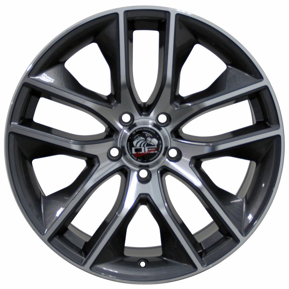 Z06 style machined face wheel for Corvette