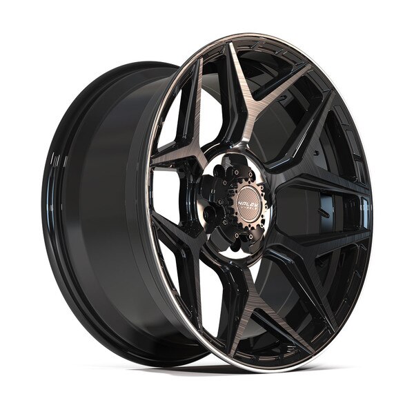 20-inch Brushed Black Rims fit Ram-Dodge-Jeep-GM-Ford - 4P06 20x9 4PLAY ...