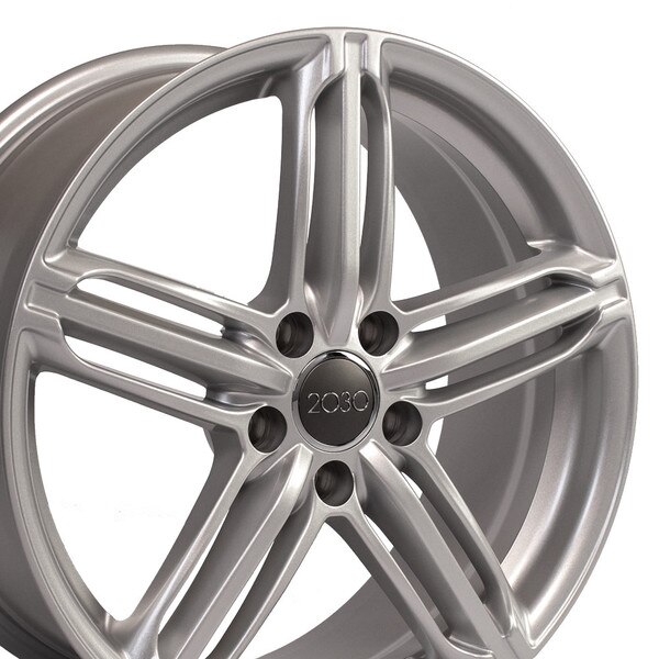 Audi Rims R6 Audi Wheels - RS6 Rims AU12 18x8 Silver - Audi Rims