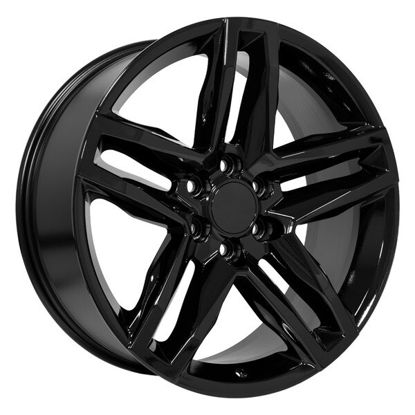 22-inch Black Rims fit Chevrolet Silverado 1500 CV34 22x9 Replica ...