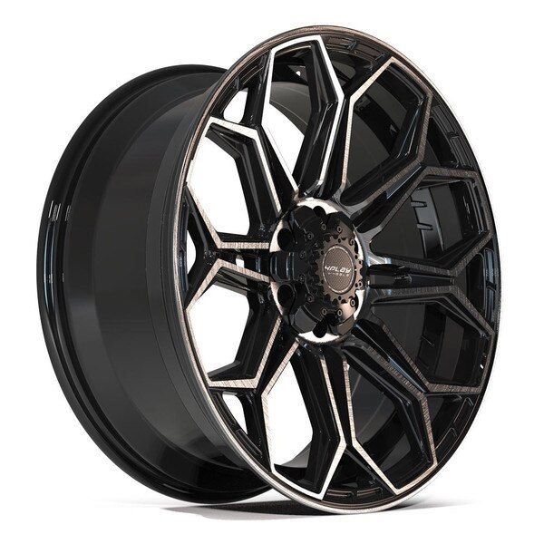 24-inch Brushed Black Rims fit GM-Ford-Lincoln-Nissan-Toyota 4P83 24x10 ...