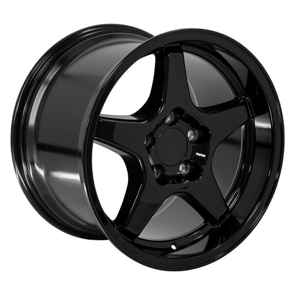 17-inch Gloss Black Rims fit Chevrolet Corvette - CV01 17x11 Replica Wheels