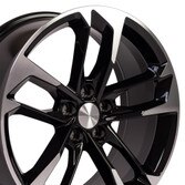5815 Black Chevy Camaro Rim 50th