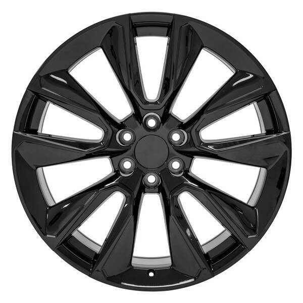 24 inch Black Rims fit Chevrolet Silverado 1500 CV32 24x10 Replica Wheels