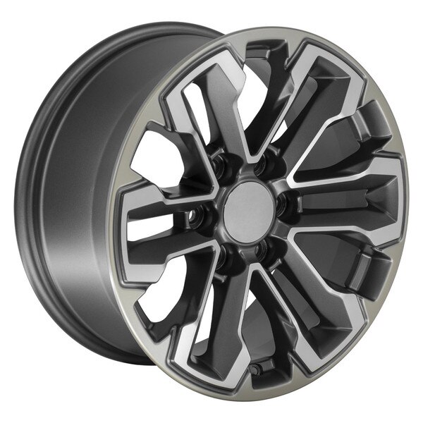 18-inch Satin Gunmetal Machined Face - Two Tone Rims fit Chevrolet ...