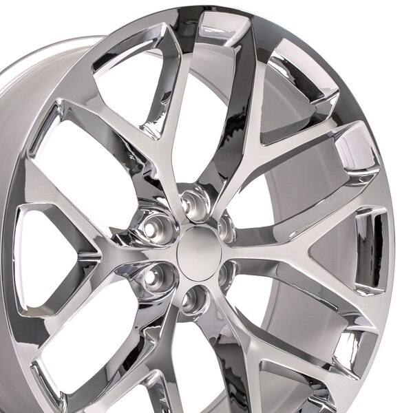 26-inch Chrome Rims fit Chevrolet Silverado 1500 - CV98 26x10 Replica ...