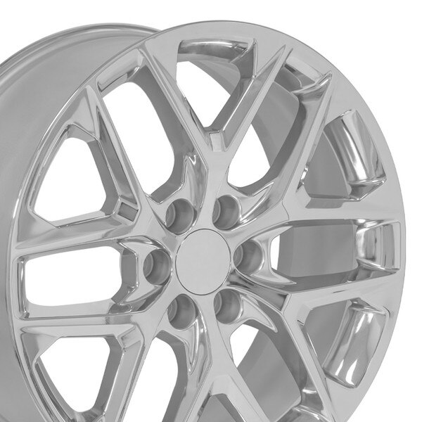22-inch Chrome Rims fit Chevrolet Silverado 1500 CV62 22x9 Replica ...