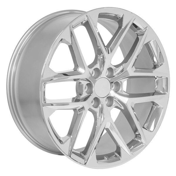 24-inch Chrome Rims fit Chevrolet Silverado 1500 CV62 24x10 Replica ...