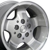 15x8 Silver rim for Jeep Wrangler
