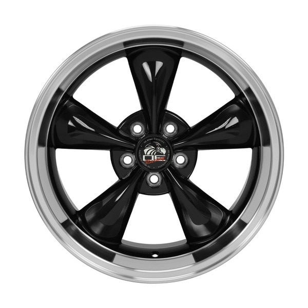 Mustang Wheels - Bullitt Rims FR01 18x10 Black - Mustang Rims