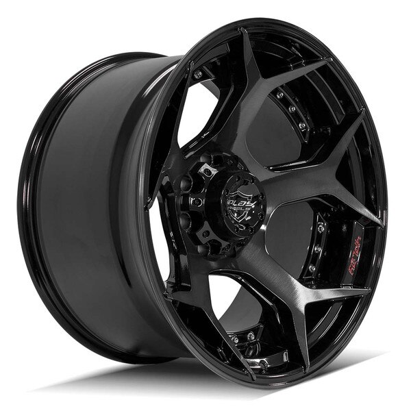 SET 22-inch Brushed Black Rims fit Ford - 4P50 22x12 4PLAY GEN2 Wheels