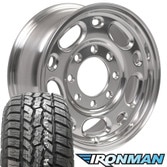 17" 8 lug silverado wheel and tire set